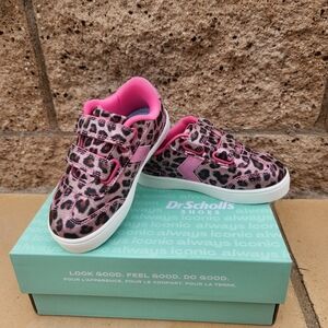 Dr. Scholl's Kids Leopard Print Sneakers - Pink